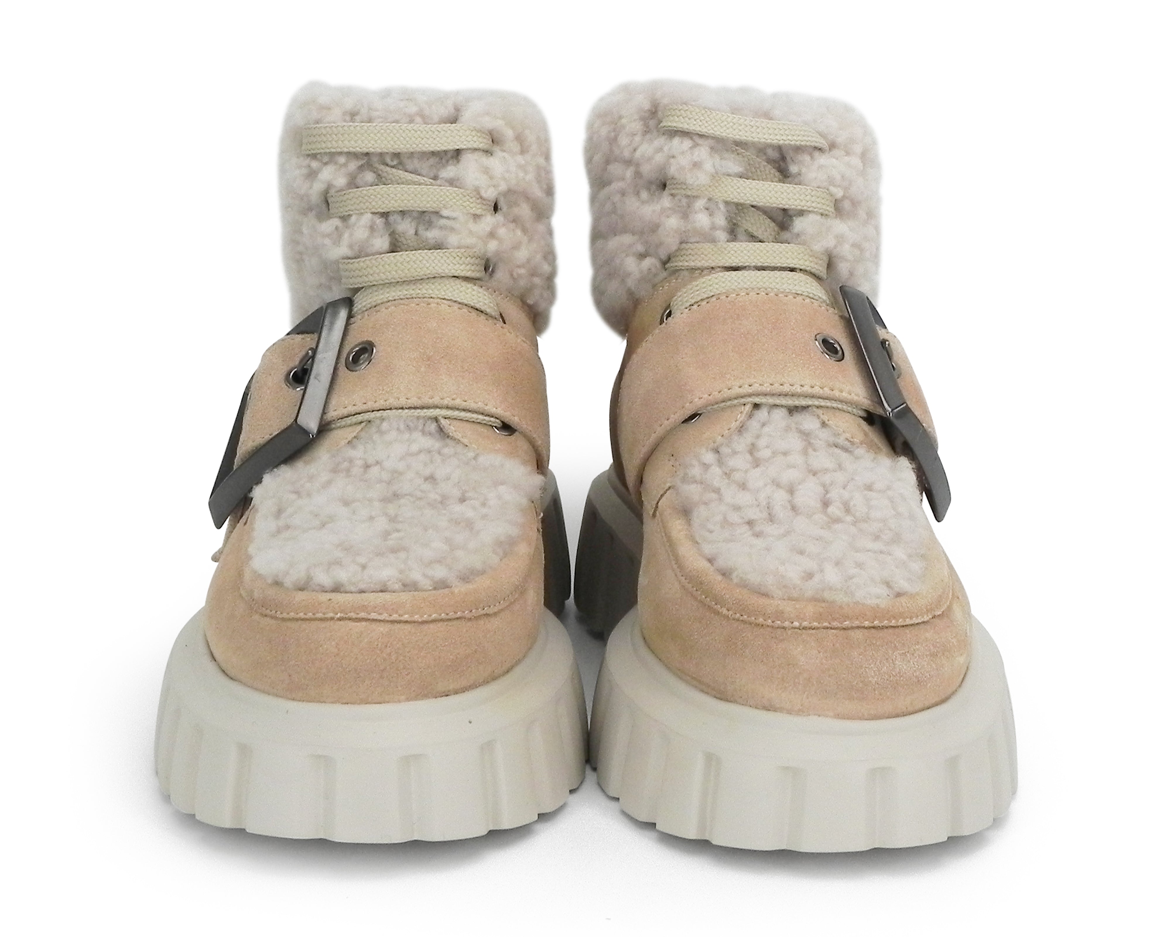 Voile Blanche Grenelle-Lace Buckle